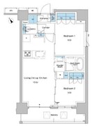 ルフォンプログレ志村坂上 406 間取り図