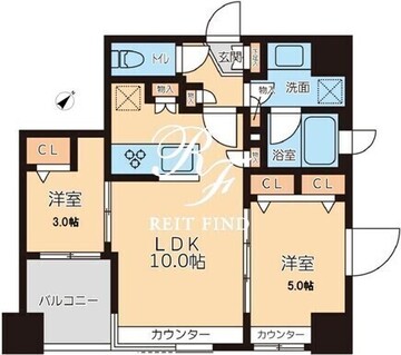 グランカーサ文京千石 802 間取り図