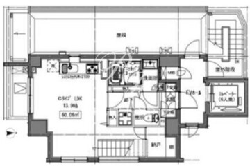 SHIBUYA HILLS 401 間取り図