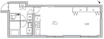 リーガランド目黒 204 間取り図