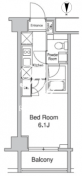 プラウドフラット蒲田2 210 間取り図