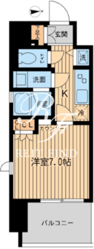 エルシア五反田 604 間取り図