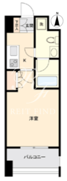 ドゥーエ茗荷谷 202 間取り図