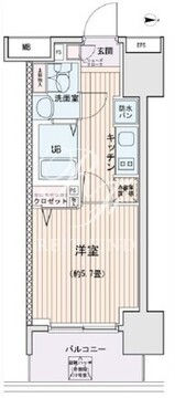 エスティメゾン錦糸町2 816 間取り図