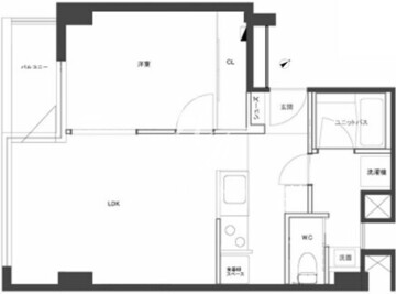 オーキッドレジデンス清澄白河 303 間取り図