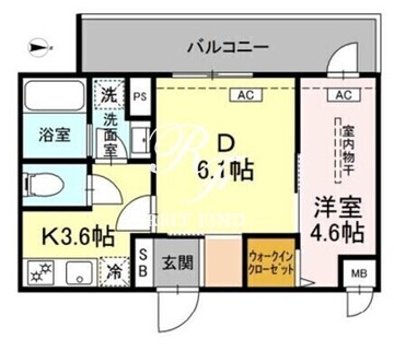 ロイジェントパークス西馬込 211 間取り図