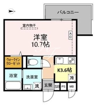 ロイジェントパークス西馬込 109 間取り図