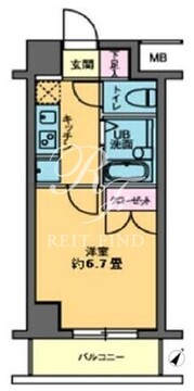 カスタリア要町 702 間取り図