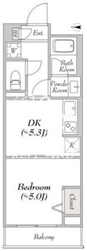 ルミークアン東陽町 406 間取り図