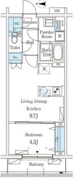 テラス杉並方南町 116 間取り図