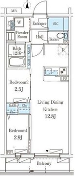 テラス杉並方南町 108 間取り図