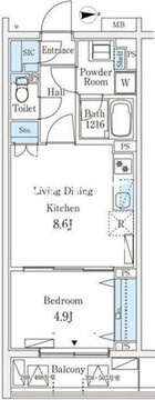 テラス杉並方南町 405 間取り図