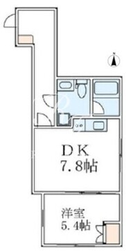 パセオ都立大学サウス 402 間取り図