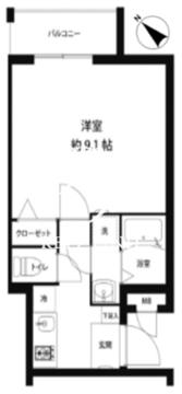 レオーネ馬込 101 間取り図