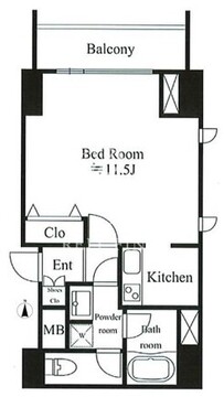 リテラス三軒茶屋 604 間取り図