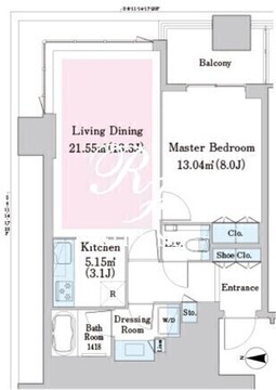 中野ステーションレジデンス 1201 間取り図