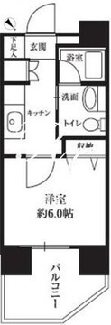 HF西新宿レジデンスイースト 1204 間取り図