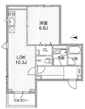 リテラス目黒三丁目 106 間取り図