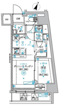 シオン三軒茶屋 901 間取り図