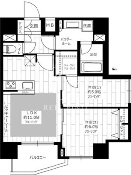 ステージファースト新御徒町2 1301 間取り図