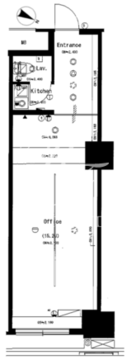 The SOHO 815 間取り図