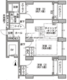 東雲キャナルコートCODAN 14-1206 間取り図