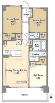 ドゥーエ町屋 209 間取り図