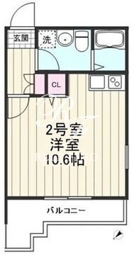 クリアル門前仲町 302 間取り図