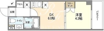 YSレジデンス代田橋 403 間取り図