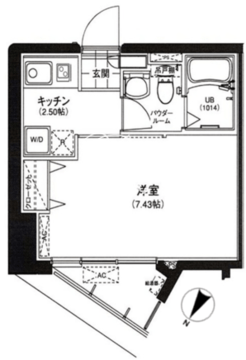 サウンドおしあげ 701 間取り図