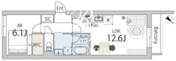 グランデュオ代々木上原3 302 間取り図