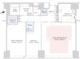 セントラルパークタワー・ラ・トゥール新宿 3905 間取り図