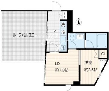 フレア上落合 203 間取り図