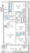 オアーゼ池上テラス 701 間取り図 ?>