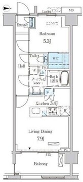 オアーゼ池上テラス 208 間取り図