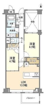 戸越銀座プレイス 502 間取り図