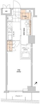 ヒューリック目白 710 間取り図