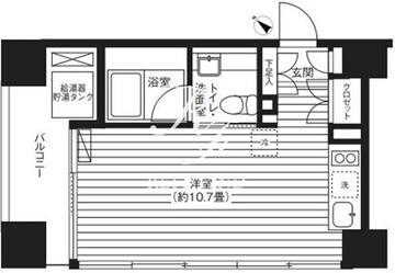 ティー東麻布 601 間取り図