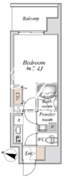 板橋本町ステーションレジデンス 302 間取り図