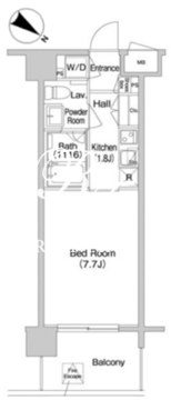 コンフォリア南砂町 1111 間取り図