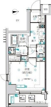 アルテシモレフィナ 406 間取り図