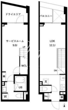 JMFレジデンス世田谷三宿 215 間取り図