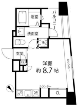 レニール本駒込 904 間取り図