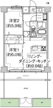 エルフォルテ東日暮里 102 間取り図