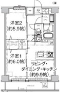 エルフォルテ東日暮里 603 間取り図