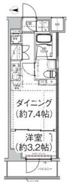 エルフォルテ東日暮里 302 間取り図