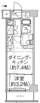 エルフォルテ東日暮里 403 間取り図