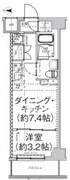 エルフォルテ東日暮里 305 間取り図