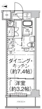 エルフォルテ東日暮里 505 間取り図