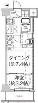 エルフォルテ東日暮里 304 間取り図